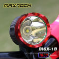 Maxtoch BI6X-1B 1000 Lumens XML T6 4 * 18650 Pacote CREE De Alumínio Bicicleta Levou